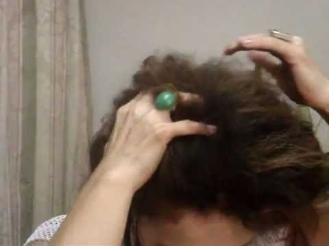 Как делать массаж головы видео