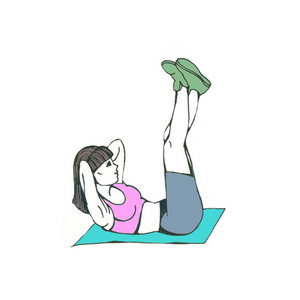 Комплекс упражнений для укрепления верхних мышц живота