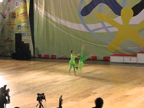 ЧМ 2012г.по акробатическим танцам Дуэт.Дети.Саши и Юля..